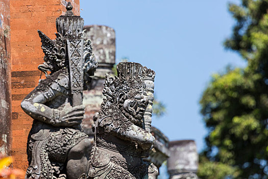 庙宇,巴厘岛,印度尼西亚,漂亮,晴天