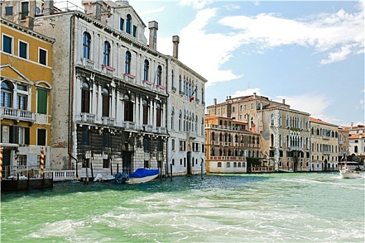 建筑,威尼斯,运河