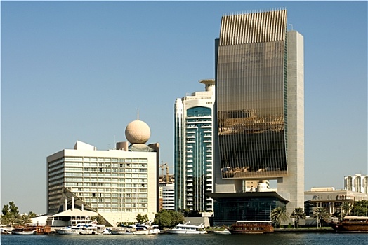 现代建筑,迪拜,阿联酋