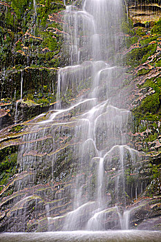 瀑布,国家公园,北方,区域,加斯佩半岛,魁北克,加拿大