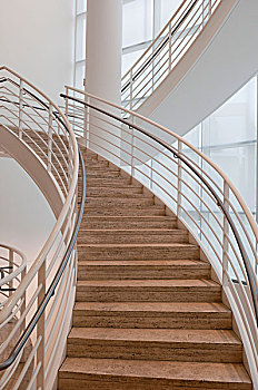 楼梯,盖蒂中心,博物馆,洛杉矶,加利福尼亚,美国