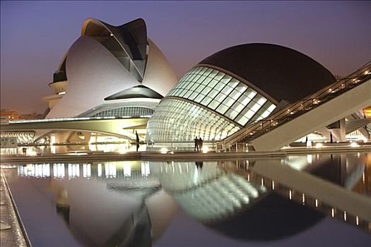 西班牙,瓦伦西亚,艺术和科学之城,音乐会,剧院