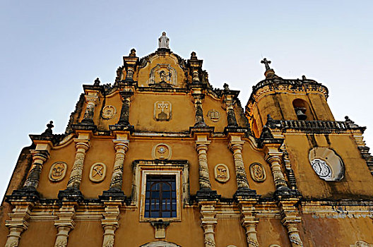 正面,教堂,1786年,尼加拉瓜,中美洲