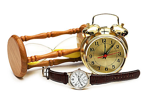时间,概念,手表,钟表,沙漏