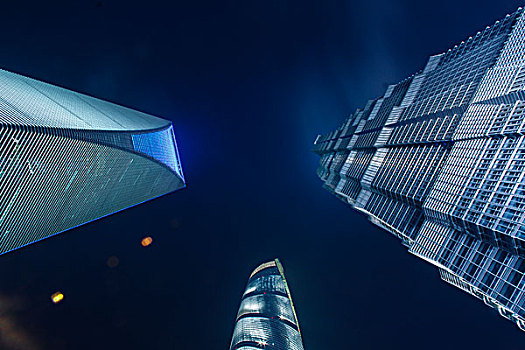 夜上海,上海夜景,陆家嘴