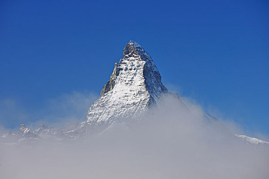 马塔角,云,戈尔内格拉特,策马特峰,阿尔卑斯山,瓦莱,瑞士