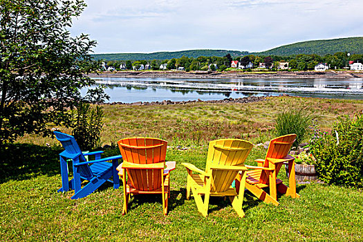 草坪椅,安纳波利斯,皇家,湾,新斯科舍省,加拿大