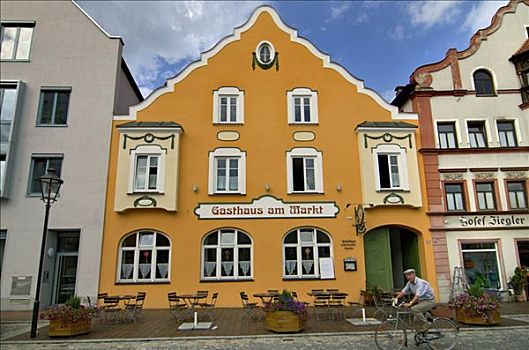 餐馆,市场,上巴伐利亚,德国
