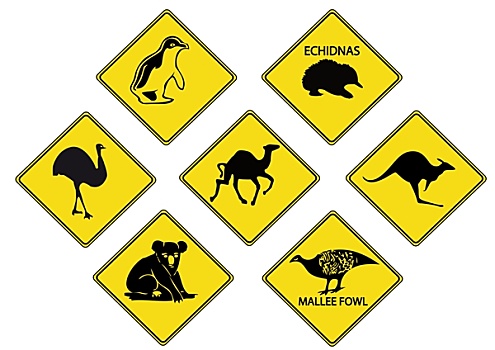 澳大利亚人,交通标志