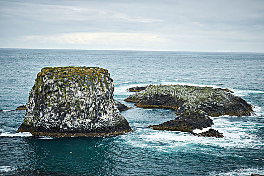 西部,冰岛,半岛,斯奈山半岛,岩石构造