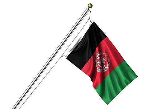 隔绝,阿富汗,旗帜