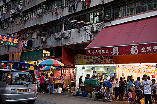 市场,九龙,香港