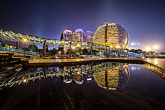 夜景,现代,城市