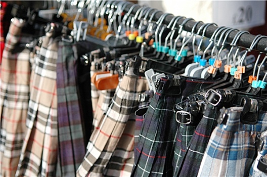 苏格兰式短裙