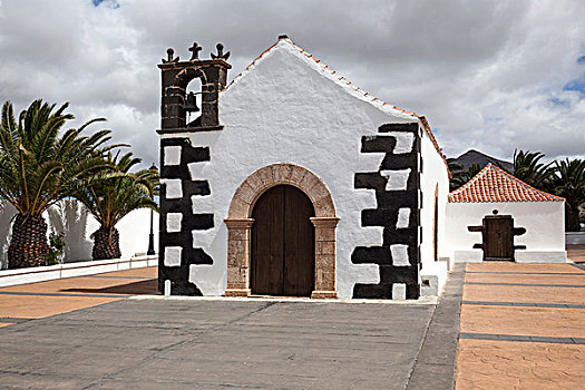 小教堂,富埃特文图拉岛,加纳利群岛,西班牙,欧洲