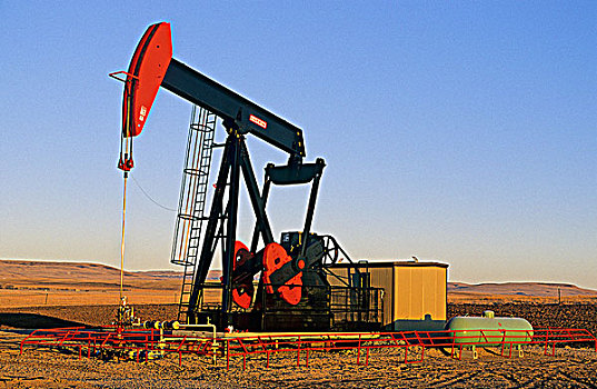 油井,泵,不列颠哥伦比亚省,加拿大