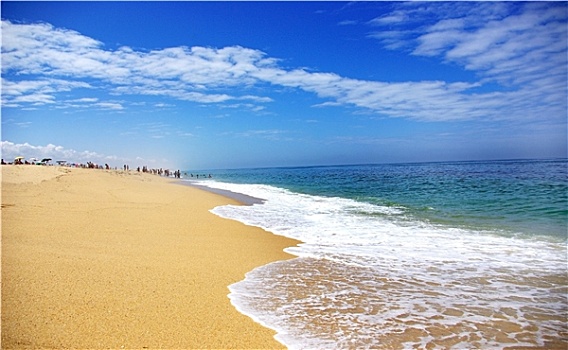 海滩,南,葡萄牙