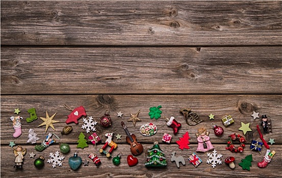 木质,圣诞节,背景,彩色,装饰