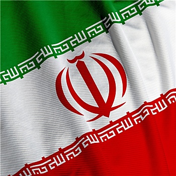 伊朗人,旗帜,特写