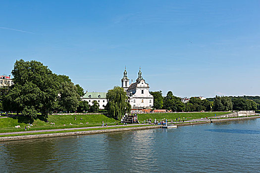 中世纪的市中心克拉科夫,波兰,欧洲