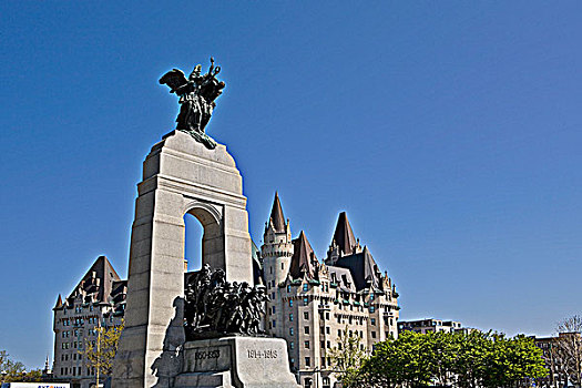 国家,战争纪念碑,劳里尔堡,渥太华,安大略省,加拿大