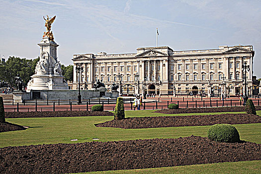 英国,英格兰,伦敦,维多利亚皇后,纪念,白金汉宫