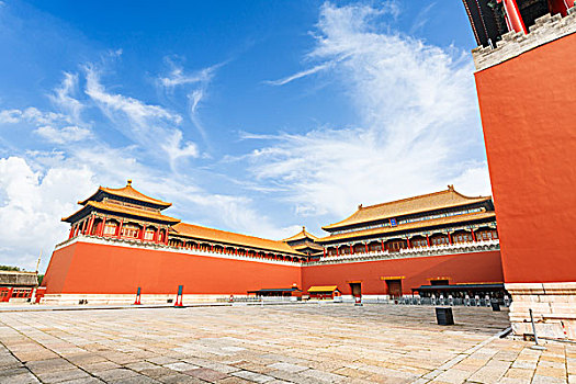 古老,皇家宫殿,紫禁城,故宫,北京,中国