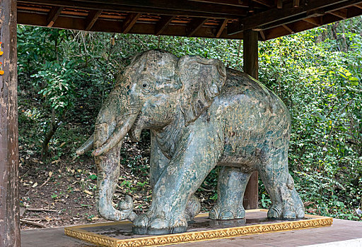 大象,雕塑,苏梅岛,庙宇,柬埔寨,亚洲