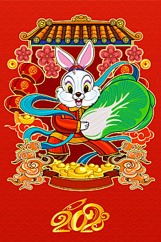 兔年春节素材