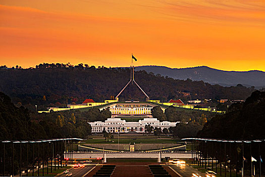 议会,房子,澳大利亚,堪培拉