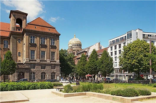 犹太会堂,路,柏林,德国