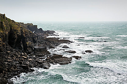 海岸,风景,海洋,岩石,悬崖