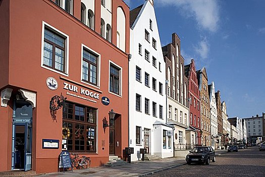 餐馆,房子,罗斯托克,德国