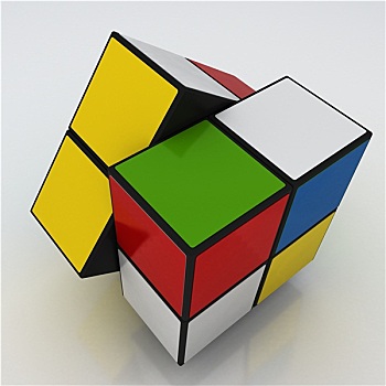 彩色,立方体,游戏