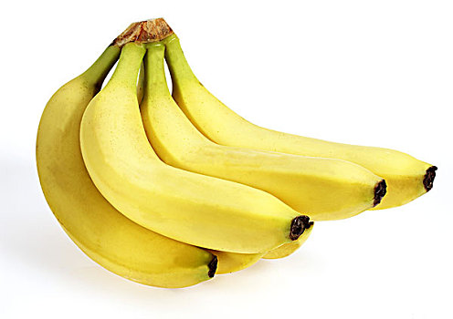 香蕉,白色,背景