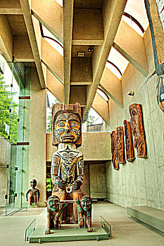 博物馆,人类,温哥华,不列颠哥伦比亚省,加拿大