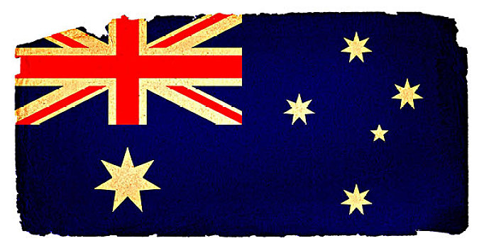 脏,旗帜,澳大利亚