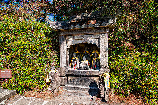 江西上饶三清山,纠察府,石殿