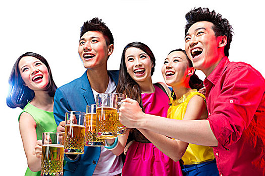 棚拍時(shí)尚男女青年狂歡