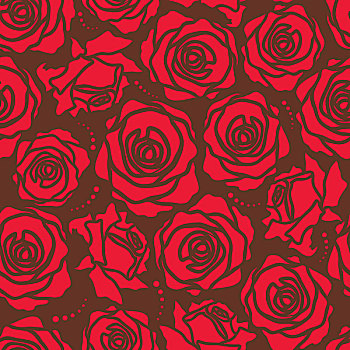 玫瑰,浪漫,图案