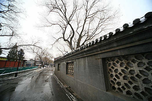 后海,什刹海,雪景