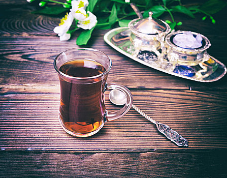 红茶,玻璃杯,土耳其