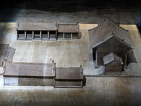 古代民居模型