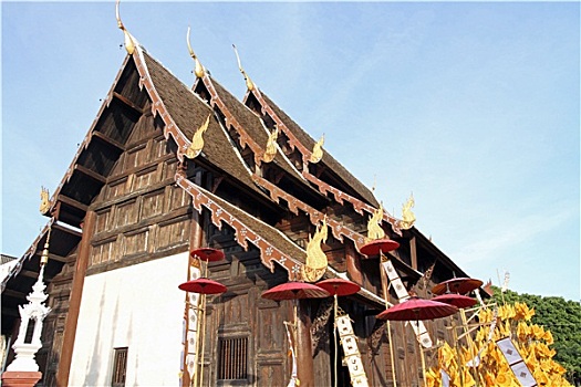 寺院,清迈,泰国