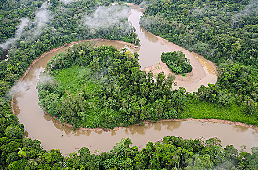 河,雨林,国家公园,亚马逊河,厄瓜多尔