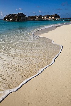 码头,海滩小屋,海滨别墅,马尔代夫
