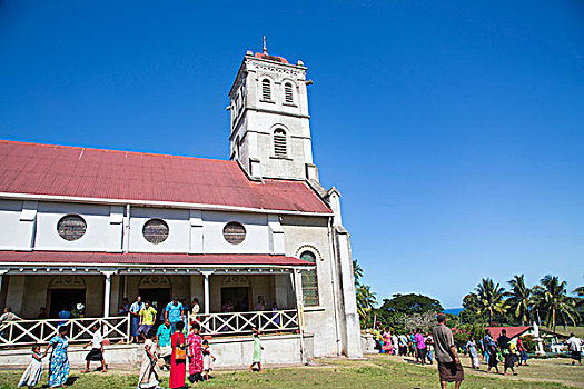 天主教,教堂,斐济