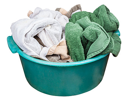 圆,绿色,塑料制品,盥洗池,脏,衣服