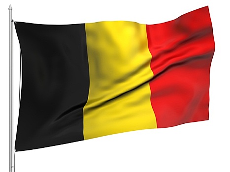 飞,旗帜,比利时,国家