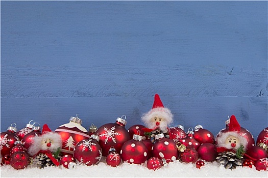 木质,蓝色,圣诞节,背景,红色,白色,装饰